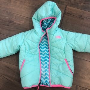 Kids Reversible North Face Jacket 4T